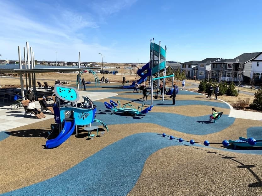 Seton - Elsa's Tower Playground - Outdoor in Southeast Calgary
