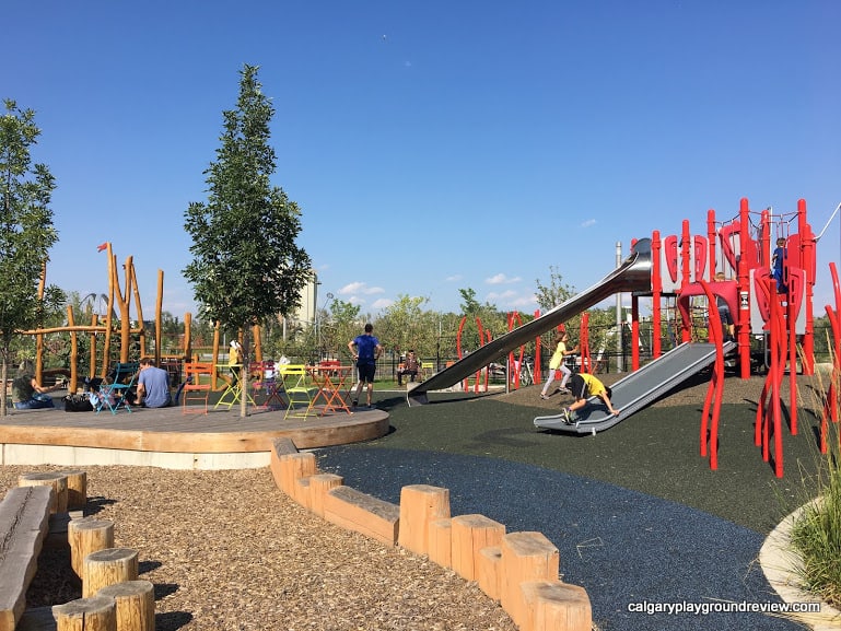 East Village Playground - Outdoor playground in Central Calgary