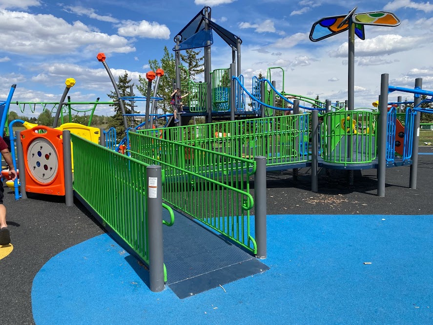 Elliston Park Inclusive Playground - Outdoor playground in East Calgary