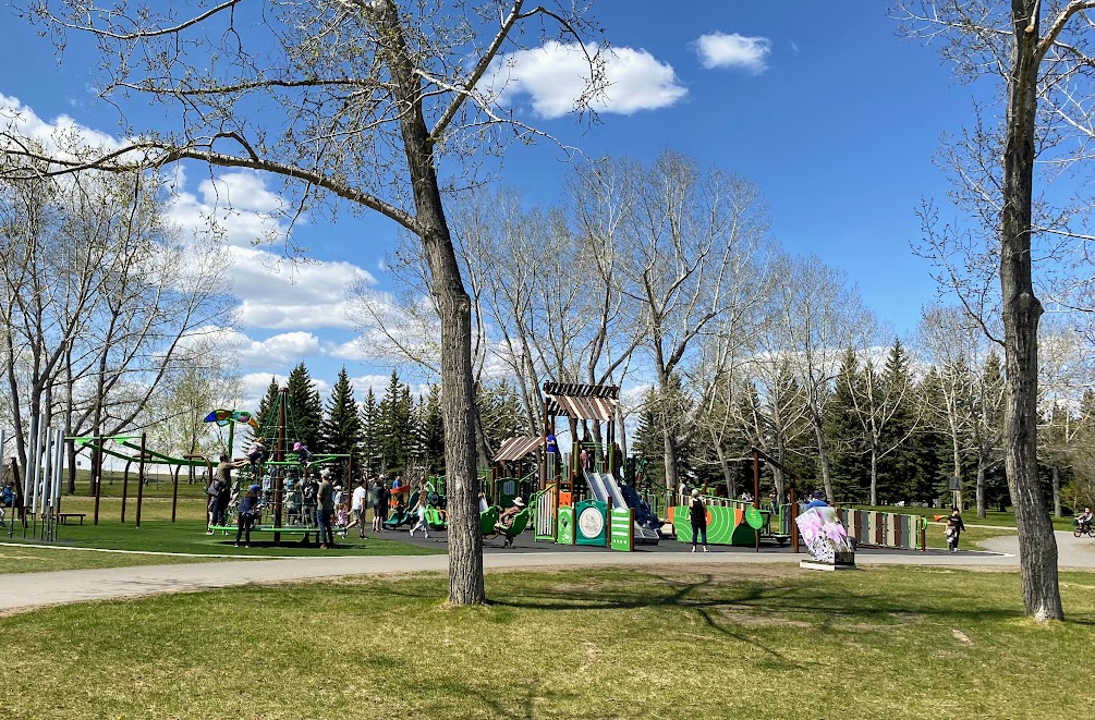 North Glenmore Park Inclusive Playground - Outdoor playground in Southwest Calgary
